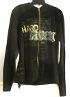 Chemise à capuche noire brodée Hard Rock Café Tampa (taille : A Large Medium)
