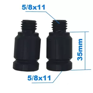 2pcs Prism Adapter 5/8 x 11 thread both ends ( male and female ) LENGTH: 35mm - Picture 1 of 2