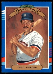 1991 Donruss Baseball Card Cecil Fielder B Baseball Cards #3