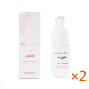 2 Bottles Hair Removal Spray Stop Hair Growth Inhibitor Remover 300ML HighVolume - Picture 1 of 9