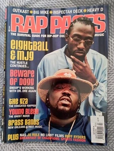 Rap Pages Magazin 8Ball Mjg + Outkast Gza Nas Deck (Hip-Hop/90er/Wu-Tang) SELTEN! - Bild 1 von 14