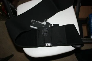 Concealed Carry Waist Holster Belly Band Slim Wrap Handgun Carrier Ambidextrous - Picture 1 of 6