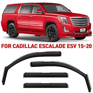 Rain Guards Vent Visors Shade for 2015-2020 Cadillac Escalade ESV - Picture 1 of 8