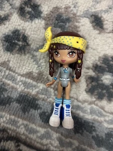 Chaussures de poupée Kuu Kuu Harajuku ANGEL mode échange breloques OK + Mattel 4" marron jaune - Photo 1/3