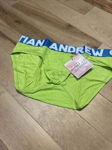 50+++ Andrew Christian Listings. ALMOST NAKED LIME BAMBOO BRIEF SMALL - Picture 1 of 5