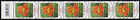 3469 Kapuzinerkresse 80 C. große Nr. aus 500er, 5er-Streifen mit CF, ESSt Bonn