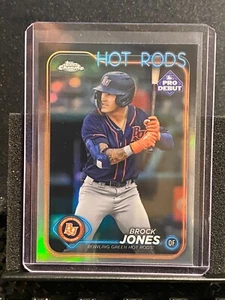 Brock Jones 2024 Topps Pro debut refractor cromado - Hot Rods/Rays - Imagen 1 de 2