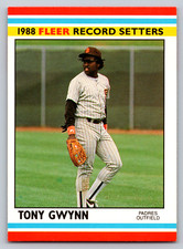 1988  Fleer #17 Tony Gwynn Padres Baseball Card