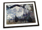 Claude Monet The Gare St Lazare FRAMED ART PRINT Picture Poster Artwork