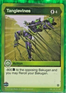1 x Bakugan Resurgence Tanglevines Action Card - ENG 56 CO BR New - Picture 1 of 1