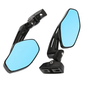 Pair Black Motorcycle Rear View Mirrors for Suzuki GSXR 600 750 1000 Hayabusa US - Foto 1 di 12