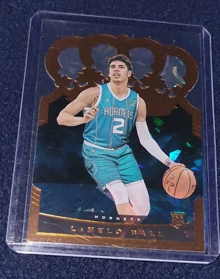 2020-21 Panini Crown Royale LaMelo Ball Rookie Crystal Parallel #79 - Image 1 of 4