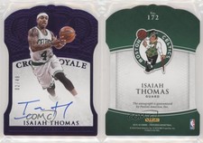 2015-16 Panini Preferred Crown Royale Purple /49 Isaiah Thomas #172 Auto