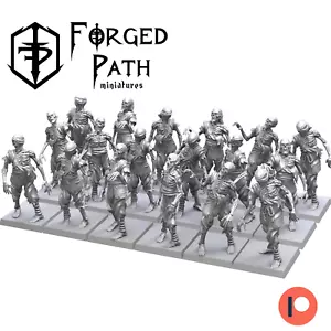 Hi-Nin Zombies, Wargaming Fantasy Scheletro Non Morti Miniature Zombie Samurai - Foto 1 di 14