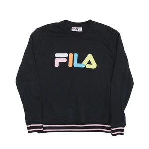 FILA Sweatshirt Black Mens S - Picture 1 of 6