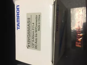 Tamron CCTV Lens #13vg550as11 5-50mm f1.4 dc auto iris Glass optics NEW - Picture 1 of 1