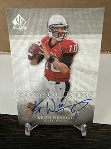 2014 sp authentic Keith Wenning On Card Auto Ball State - Picture 1 of 10