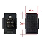 Foot Pedal Reset Switch Control 6/12V Accelerator Black Kids Plastic Power