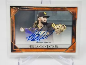 2021 Topps Gallery Fernando Tatis Jr. Young Stars Auto Orange #Ed/25 sc - Bild 1 von 2