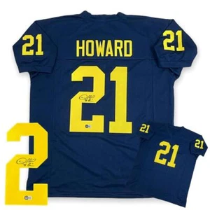 Desmond Howard Autographed SIGNED Jersey with Heisman 91 - Beckett Authentic - Picture 1 of 3