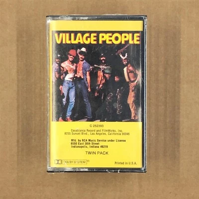 VILLAGE PEOPLE Cassette Tape 70s Funk Disco LIVE AND SLEAZY MACHO MAN YMCA - Image 1 of 4