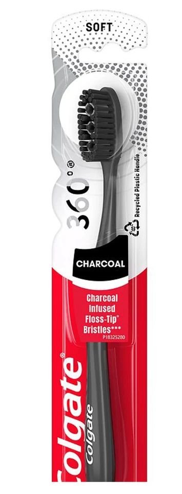 Colgate Charcoal Toothbrush Slimmer Tip Soft Bristles - Image 1 of 1