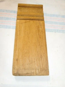 Antique Salvage Plinthe ~ One Oak Base Block 5" wide x 12 3/4" tall x 1" #2362 - Picture 1 of 3