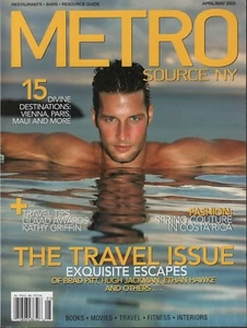 Metro Source NY April May 2005 Brad Pitt Hugh Jackman Ethan Hawke 111218DBE - Picture 1 of 1