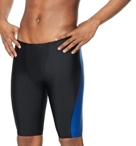Neu ohne Etikett Speedo ProLT Badeanzug Solid Jammer schwarz/royalblau Gr. 38 - Bild 1 von 7