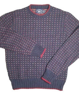 Vintage Bootshaus Reihe Fischer Pullover Grobstrick Wolle Birdseye Hergestellt in den USA Gr. M - Bild 1 von 10