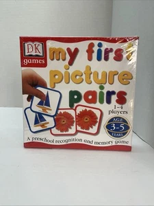 Preschool Memory Matching Cards My First Picture Pairs DK Educational NEW - Picture 1 of 2