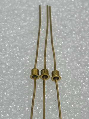 Germanium BD3 Back Diodes Germanium Power Devices Gold Leads - Lot of 3 pcs, NEW - Image 1 of 4