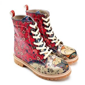 Colorful Printed Boots / Patterned Women's Sports Boots / Birthday Gift - Picture 1 of 9