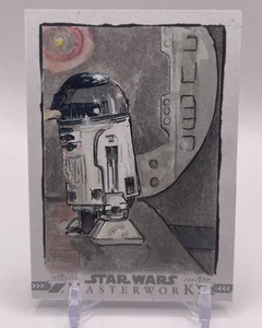 2022 Topps Star Wars Masterwork Sketch R2-D2 By Ian McKesson - Picture 1 of 2