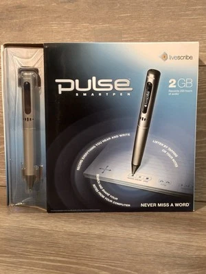 Livescribe Pulse Smartpen 2GB 200 hrs. Audio Recorder Mac Windows USB New-in-Box - Image 1 of 4