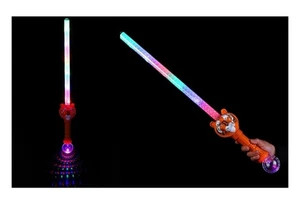 LED Zoo Tier Tiger beleuchtet blinkendes Spielzeug Schwert 1 Stück Safari Motto Party 28 Zoll - Bild 1 von 19