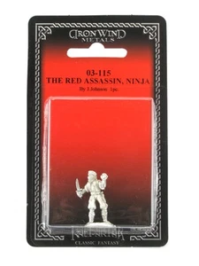 The Red Assassin Ninja #03-115 Classic Ral Partha Fantasy RPG Metal Figure - Picture 1 of 3