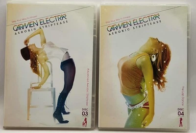 Lot of 2 Carmen Electra's Aerobic Striptease DVDs (Discs 3 & 4) - Image 1 of 4