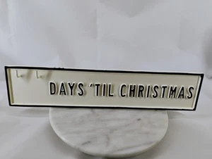 Hearth & Hand with Magnolia Metal Days Until Christmas Countdown Calendar READ - Foto 1 di 7