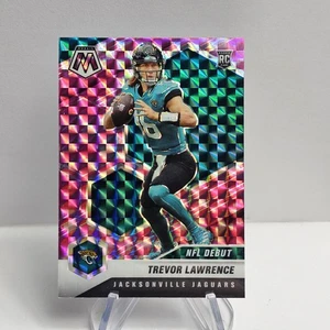 2021 Panini Mosaic Trevor Lawrence RC Prizm Camo Pink Rookie #301 Jaguars - Picture 1 of 2