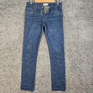 Taylor Stitch Jeans Mens 28x32 Blue Slim Fit Button Fly White Oak Cone Denim - Picture 1 of 16