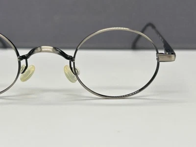 Monturas de gafas Francois Pinton hombres mujeres redondas plateadas bronce lente pequeña F55 Foto 1 de 4