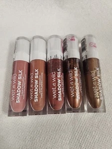 5 Shades Wet N Wild Shadow SIlk Liquid Eyeshadow 16hr (JJ) - Picture 1 of 4