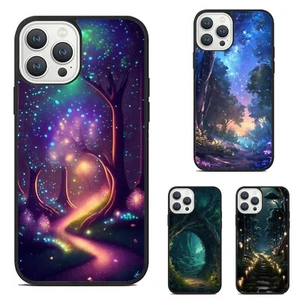 Magical Path forest nature Shockproof Cover For iPhone SE XS XR Max 5 6 7 8 Plus - Picture 1 of 25