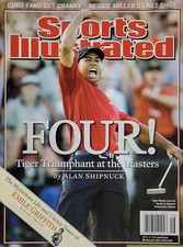 TIGER WOODS WINS HIS FOURTH MASTERS! April 2005 SPORTS ILLUSTRATED Magazine NEW