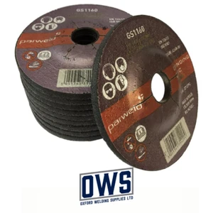(PACK OF 5) 100mm Grinding Discs (4") metal grinder discs 100 x 6mm - Picture 1 of 1