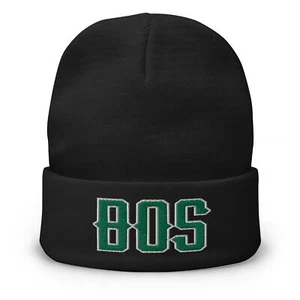 Boston Basketball Retro BOS Winter Beanie Cap Hat - Picture 1 of 6