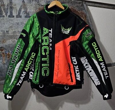 Chaqueta de moto de nieve Team Arctic C8 Nitro Lima 3M aislamiento ropa ártica trineo carrera Foto 1 de 4