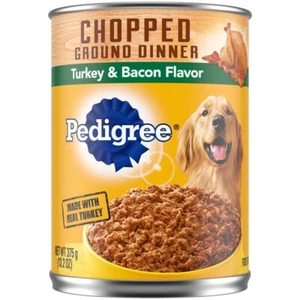 PEDIGREE Turkey & Bacon Flavor Chopped Ground Dinner Wet Dog Food for Adult Dogs - Picture 1 of 1