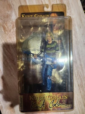 Guitarra NECA Kurt Cobain 7"" Figura Teen Spirit Video Fender Mustang  Foto 1 de 4